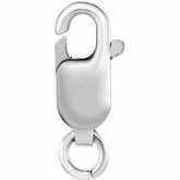 10x3.75mm Lightweight Lobster Clasp with Jump Ring