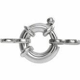 12.75-20mm Jumbo Spring Ring with Closed Jump Rings