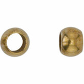 2x1.3mm Gold-Plated Crimp Beads