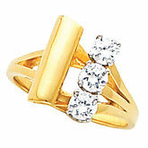 3-Stone Ring for Diamonds