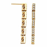 5-Link Articulated Scroll SettingÂ® Drop Earring Mounting