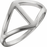 None / Sterling Silver / Freeform Ring