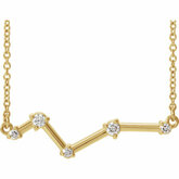 Accented Constellation Bar Necklace or Center