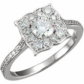 Accented Engagement Mounting or Matching Band