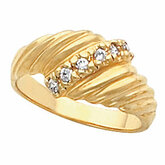 Accented Fashion Ring Mounting