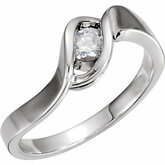 Accented Fashion Ring for Teens