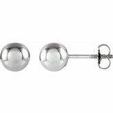 Ball Post Earrings with Screw Post