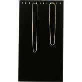 Black Velvet 12 Hook Necklace Easel