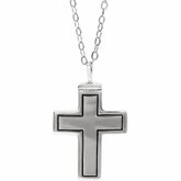 Cross Ash Holder Pendant & Chain