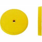 Dedeco® 7/8" x 1/8" Miracle Gold Silicone Wheels - Pack of 12