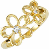 Floral Design Diamond Ring or Mounting
