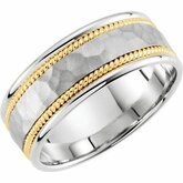 Hand-Woven 8mm Two-Tone Band