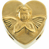 Heart Bracelet Slide with Angel