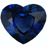 Heart Genuine Blue Sapphire (Black Box)