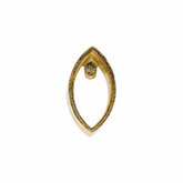 Marquise Tube Bezel Earring with .030" Post