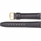 Men's Leather Textured Calf Semi-Padded Watch Strap