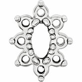Oval 9-Stone Cluster Top