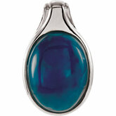 Oval Cabochon Pendant or Necklace