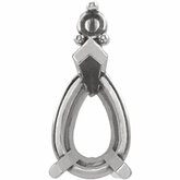 Pear 3-Prong Setting with Accent