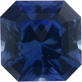 Princess Asscher Genuine Blue Sapphire (Black Box)