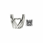Round 4-Prong Hearts on TopÂ® Setting with Bar