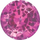 Round Lab-Grown Pink Sapphire