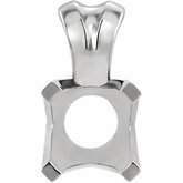 Round Solstice SolitaireÂ® Pendant Mounting