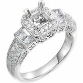 Semi-mount Engagement Ring or Band
