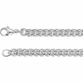 Sterling Silver Curb Chain 8mm