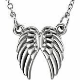 Tiny Posh Angel Wings Necklace