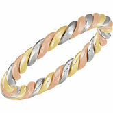 Tri-Color 2.5mm Hand Woven Band