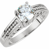 Vintage Design Engagement Ring Mounting