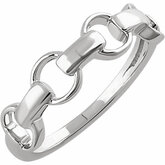 652123 / 14Kt Yellow / Chain Link Ring