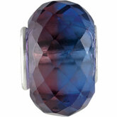 KeraÂ® Blue & Purple Faceted Glass Bead