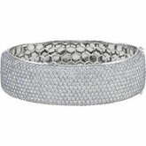 15 1/4 CTW Diamond Bangle Bracelet