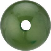 Round Genuine Nephrite Jade Bead