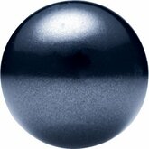 Round Black Imitation Pearl