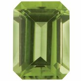 Emerald/Octagon Genuine Peridot