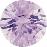 Round Genuine Purple Sapphire
