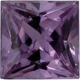 Square Genuine Purple Sapphire