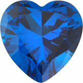 Heart Imitation Sapphire