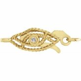Accented Fish Hook Clasp