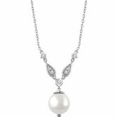 Accented Pearl Necklace