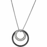 1/6 CTW Diamond Circle Necklace