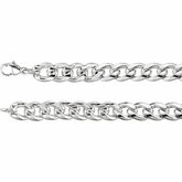 Sterling Silver Curb Chain 9.3mm