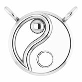 Yin Yang Necklace or Center