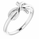 Infinity-Inspired Cross Ring