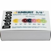 Dedeco® Sunburst® 5/8" 86-Piece Radial Discs Assortment Kit
